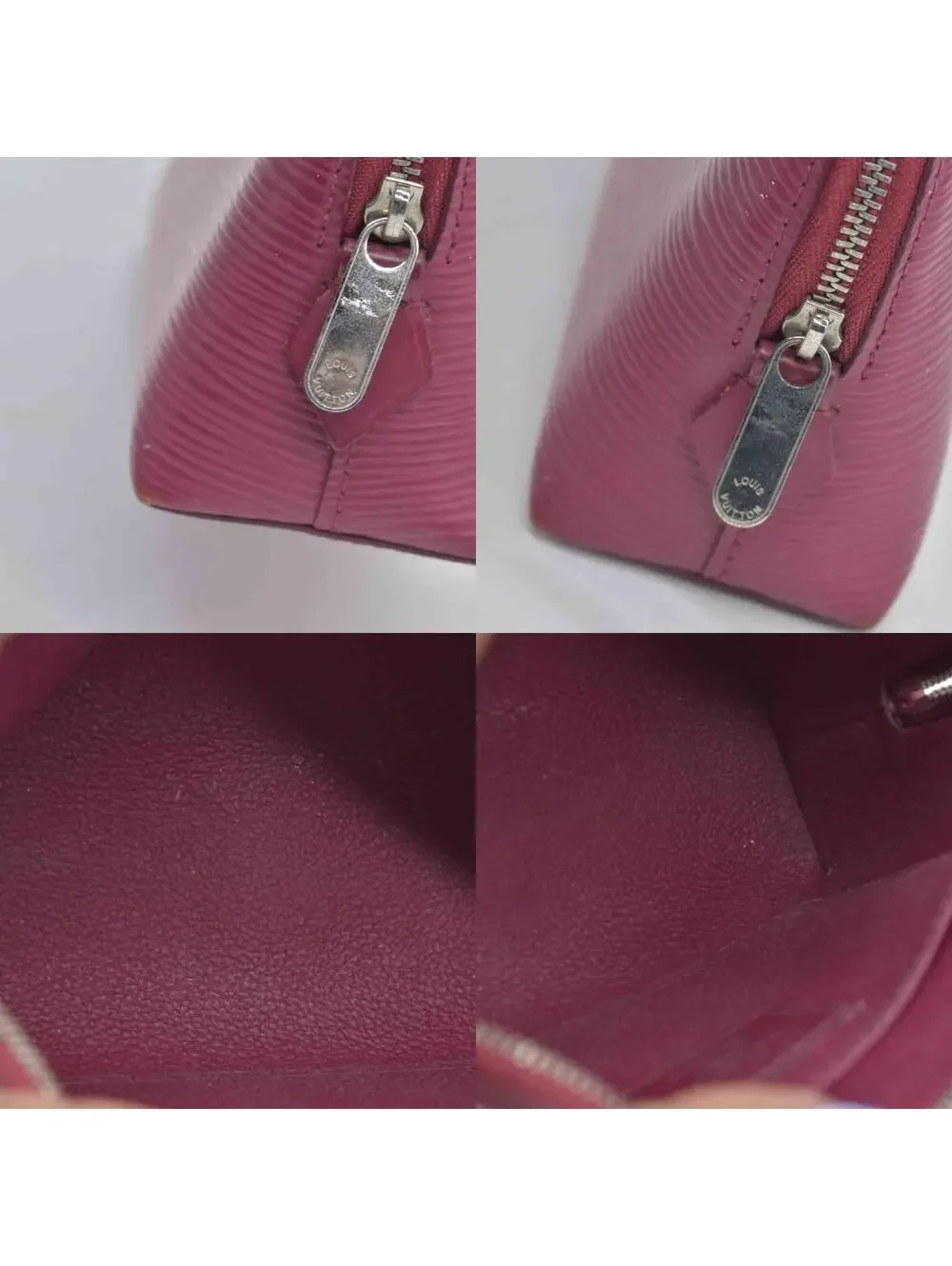 $640 Louis Vuitton Epi Pochette Cosmetic Pouch Bag SR2147 - Picture 14 of 15